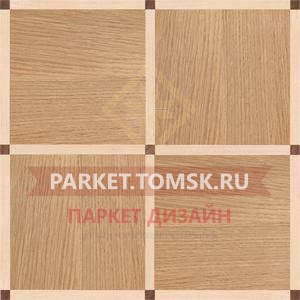 Художественный паркет Модули (мозайка) Дуб Радиал, Клён, Орех